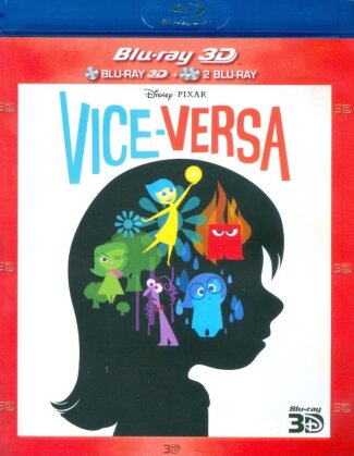 Vice-versa (2015) (Blu-ray 3D + 2 Blu-rays)