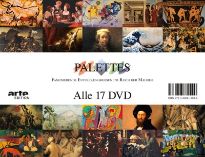 Palettes - Faszinierende Entdeckungsreisen ins Reich der Malerei (17 DVDs)