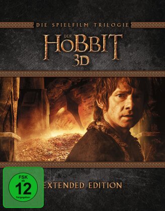 Der Hobbit - Trilogie (Extended Edition, 6 Blu-ray 3D + 9 Blu-rays)