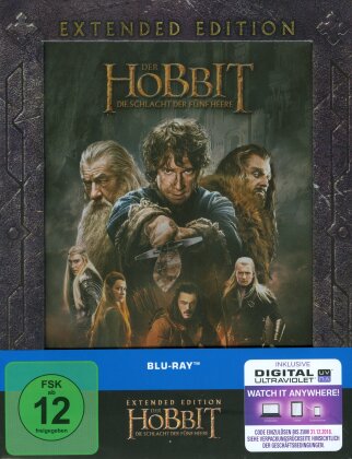 Der Hobbit 3 - Die Schlacht der fünf Heere (2014) (Extended Edition, 2 Blu-rays)