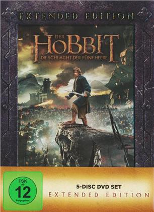 Der Hobbit 3 - Die Schlacht der fünf Heere (2014) (Extended Edition, 5 DVDs)