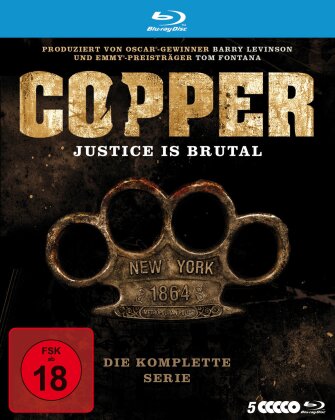 Copper - Justice Is Brutal - Die Komplette Serie (5 Blu-rays)