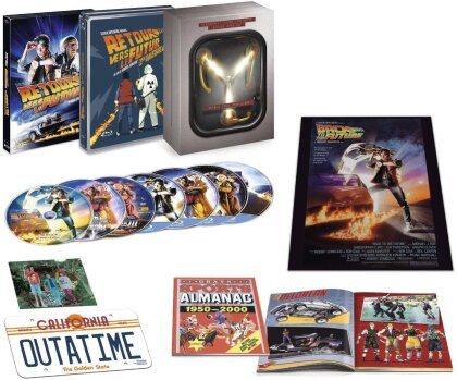 Retour vers le futur - Trilogie (Collector Flux Capacitor, Limited Edition, 4 Blu-rays + 3 DVDs)