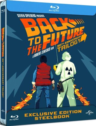 Back to the Future - Trilogy (Steelbook, 30th Anniversary Edition, 4 Blu-rays)