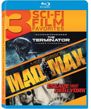 Terminator / Mad Max / Escape From New York (3 Blu-rays)