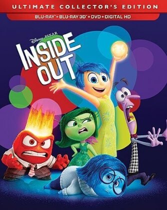 Inside Out (2015) (Ultimate Collector's Edition, Blu-ray 3D (+2D) + 2 Blu-rays + DVD)