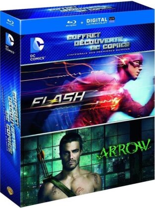 Coffret Découverte DC Comics - Flash - Saison 1 / Arrow - Saison 1 (8 Blu-rays)