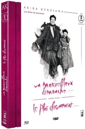 Akira Kurosawa - Un merveilleux dimanche / Le plus dignement (1947) (s/w, Mediabook, 3 Blu-rays)