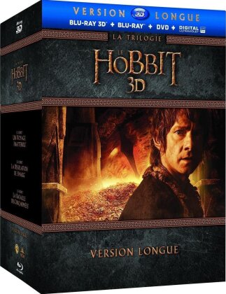 Le Hobbit - La Trilogie (Long Version, 6 Blu-ray 3D + 9 Blu-rays + 6 DVDs)