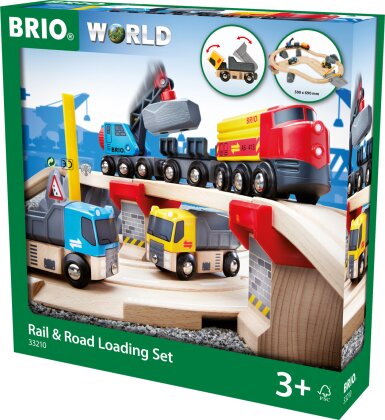 BRIO Railway 33210 - Rail & Road Loading Set