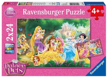 Disney Princess: Beste Freunde der Prinzessinnen - Puzzle [2x24 Teile] + Poster