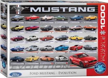 Ford Mustang Evolution - 1000 Teile Puzzle