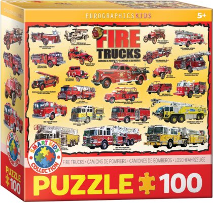 Fire Trucks - 100 Teile Puzzle