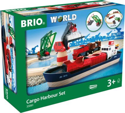 BRIO Bahn 33061 Container Hafen-Set