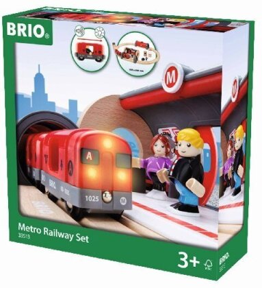 BRIO Railway 33513 - Metro Railway Set