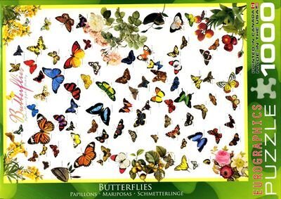 Schmetterlinge - 1000 Teile Puzzle
