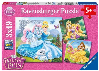 Disney Princess: Palace Pets - Belle, Cinderella, Rapunzel - Puzzle