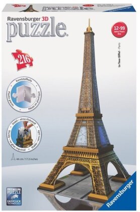 Eiffelturm - 3D Gebäude Puzzle
