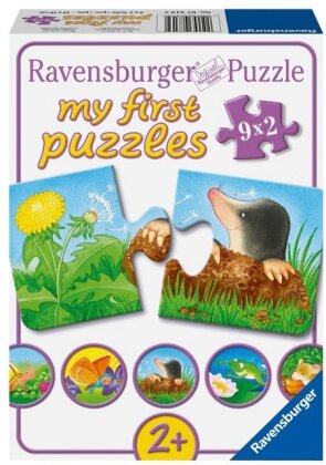 Tiere im Garten - Puzzle