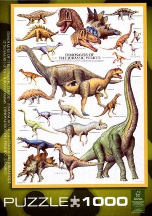 Dinosaurier des Jurazeitraums - Puzzle