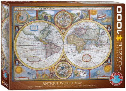 Antike Weltkarte - 1000 Teile Puzzle
