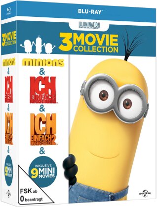 Minions / Ich - Einfach Unverbesserlich / Ich - Einfach Unverbesserlich 2 (3 Movie Collection, 3 Blu-rays)
