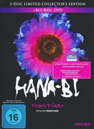 Hana-Bi - Feuerblume (1997) (Édition Collector Limitée, Mediabook, Version Restaurée, 2 Blu-ray + DVD)