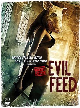 Evil Feed (2013) (Cover B, Édition Limitée, Mediabook, Uncut, Blu-ray + DVD)