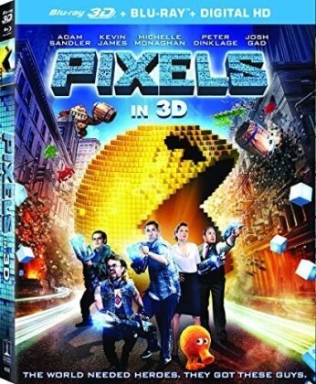 Pixels (2015) (Blu-ray 3D (+2D) + Blu-ray)