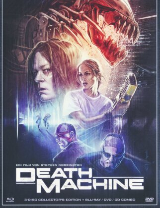 Death Machine (1994) (Digipack, Édition Collector, Édition Limitée, Uncut, Blu-ray + DVD + CD)