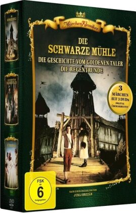 Die schwarze Mühle / Die Geschichte vom goldenen Thaler / Die Regentrunde (Märchen Klassiker, Box, 3 DVDs)