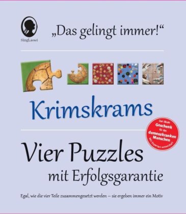 Das "Gelingt-immer"- Puzzle Krimskrams - 4 x 4 Teile Puzzles