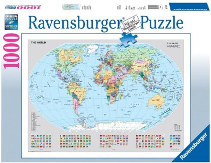 Carte du monde politique - Puzzle [1000 pièces]