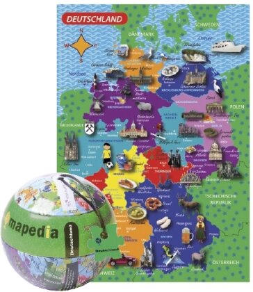 Mapedia Deutschland Puzzle - 100 Teile