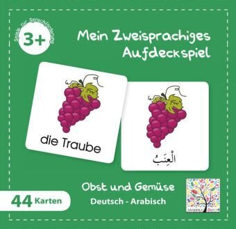 Mein Zweisprachiges Aufdeckspiel, Obst und Gemüse - Arabisch (Kinderspiel)