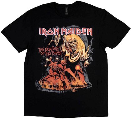Iron Maiden Unisex T-Shirt - Number Of The Beast Graphic