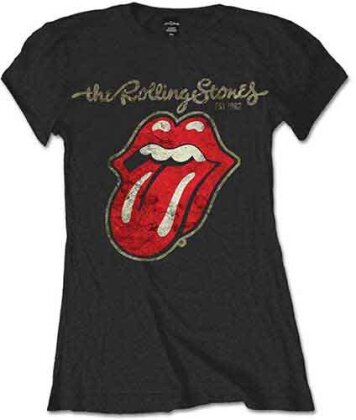 The Rolling Stones: Plastered Tongue - Ladies T-Shirt