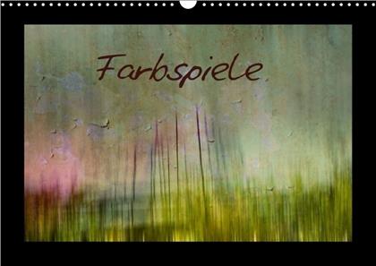 Farbspiele (Wandkalender immerwährend DIN A3 quer)