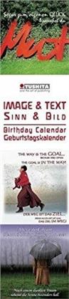 Image & Text, Birthday Calendar. Sinn & Bild - Geburtstagskalender