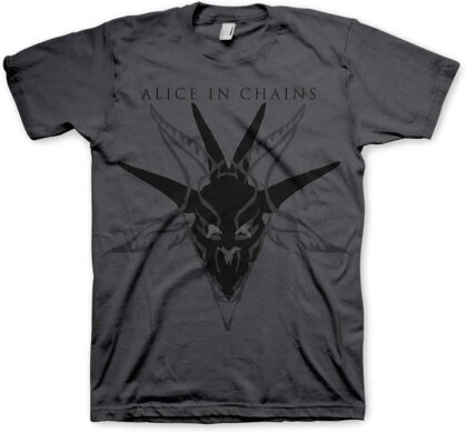 Alice In Chains Unisex T-Shirt - Black Skull