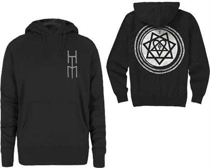 HIM Unisex Pullover Hoodie - Graphic (Black) (Back Print)