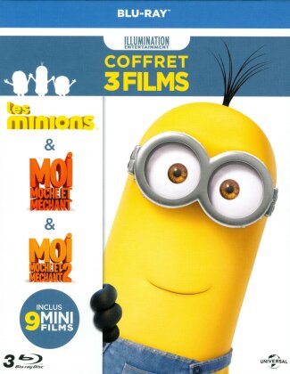 Les Minions / Moi, moche et méchant / Moi, moche et méchant 2 (3 Blu-rays)