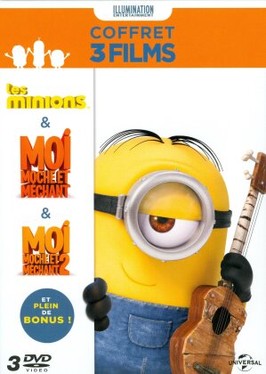 Les Minions / Moi, moche et méchant 1 / Moi, moche et méchant 2 (3 DVDs)