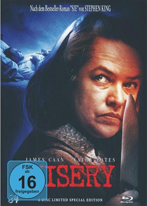 Misery (1990) (Cover C, Edizione Speciale Limitata, Mediabook, Blu-ray + DVD)