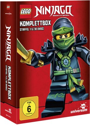 Lego Ninjago: Masters of Spinjitzu - Komplettbox - Staffel 1 - 5 (10 DVDs)
