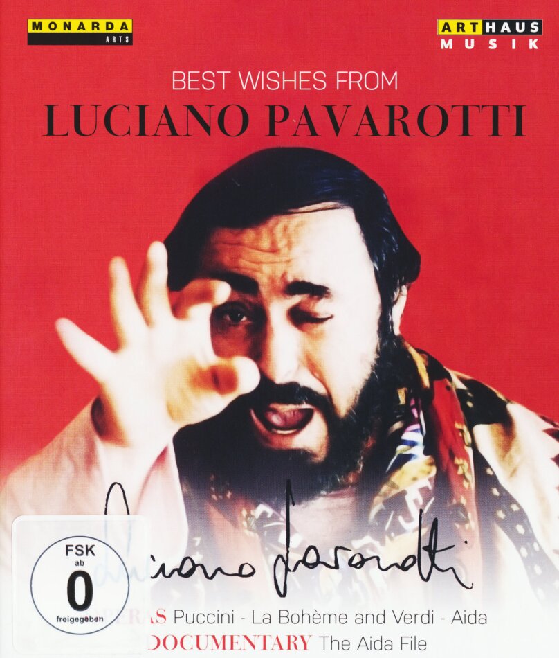 Best Wishes From Luciano Pavarotti Arthaus Musik 3 DVDs by