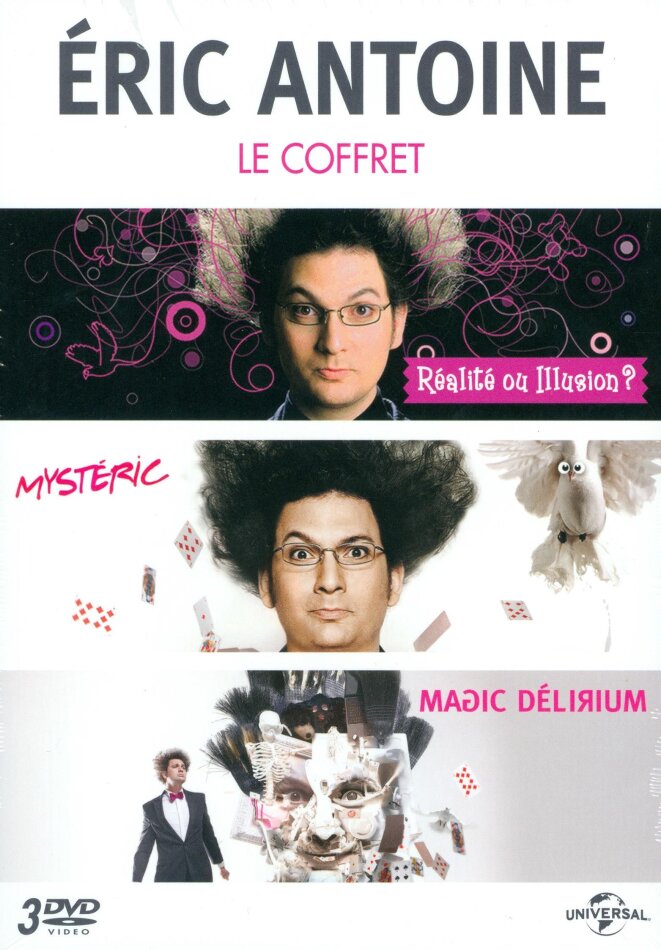 Eric Antoine - Réalité ou illusion ? / Mystéric / Magic Délirium (3 DVD) 