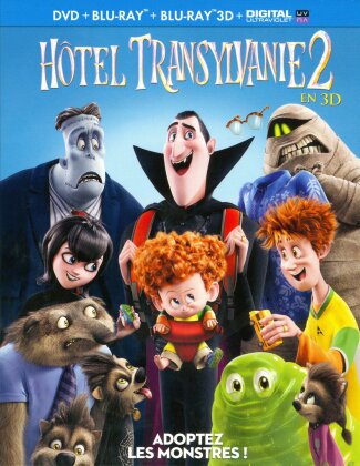 Hôtel Transylvanie 2 (2015) (Blu-ray 3D + Blu-ray + DVD)