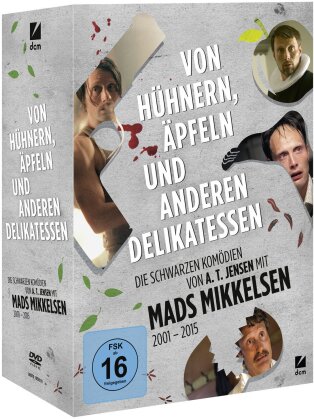 Von Hühnern, Äpfeln und anderen Delikatessen - Die Schwarzen Komödien von A. T. Jensen mit Mads Mikkelsen (4 DVDs)
