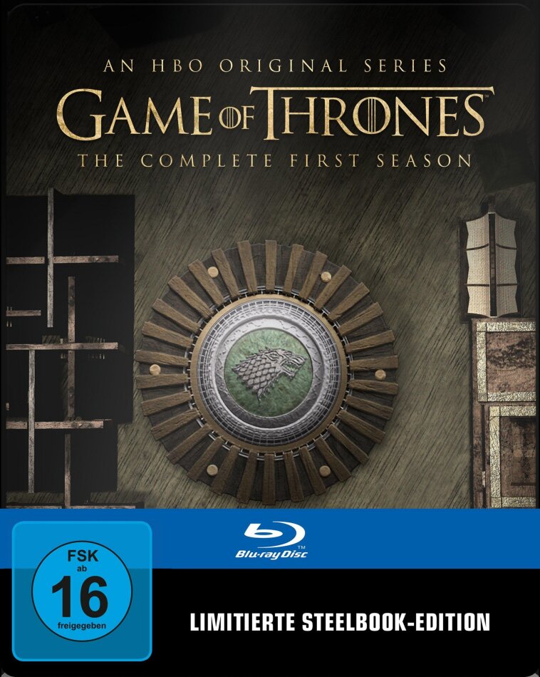 Game of Thrones - Staffel 1 (inkl. Magnet Siegel, Edizione Limitata, Steelbook, 5 Blu-ray)